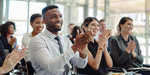 Employees giving accolades