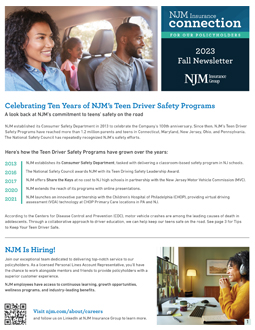 NJM Insurance Connection - Fall 2023