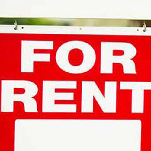Apartment for rent sign