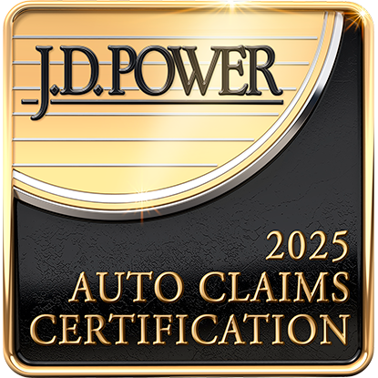 J.D. Power Auto Claims Certification badge