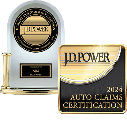 J.D. Power Trophy and Auto Claims Certification Badge