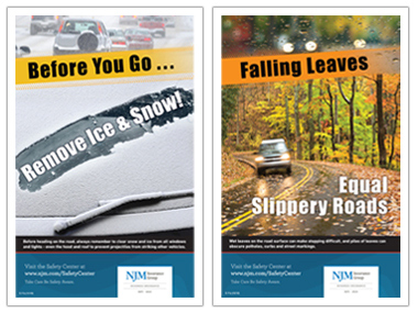 Before You Go, Remove Ice and Snow; Falling Leaves Equal Slippery Roads
