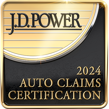 J.D. Power Auto Claims Certification badge